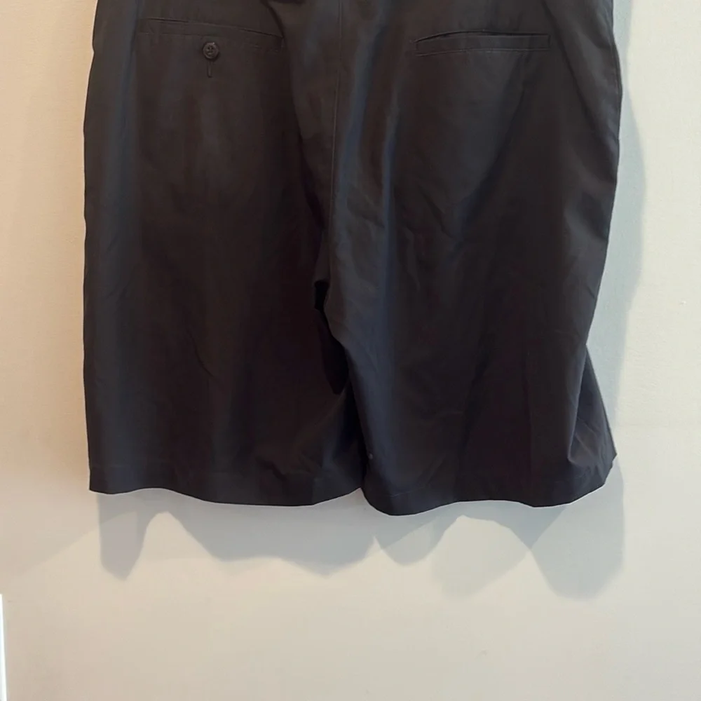 PGA Tour Black Flat Front Shorts for Versatile Style